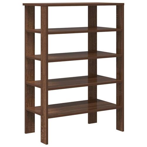 Skoreol 61x32x87,5 cm konstrueret træ brun egetræsfarve