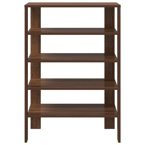 Skoreol 61x32x87,5 cm konstrueret træ brun egetræsfarve