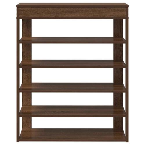Skoreol 80x30x98 cm konstrueret træ brun egetræsfarve