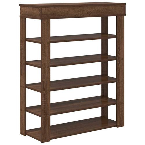 Skoreol 80x30x98 cm konstrueret træ brun egetræsfarve