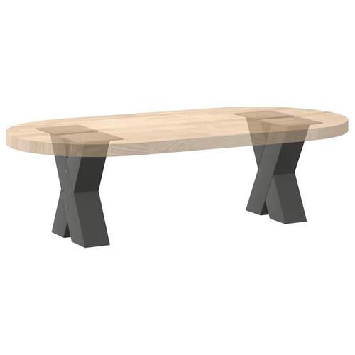 Sofabordben X-formet 2 stk 30x(30-31) cm stål antracitgrå