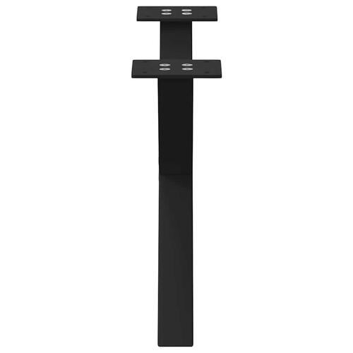 Sofabordben X-formet 2 stk 60x(30-31) cm stål sort
