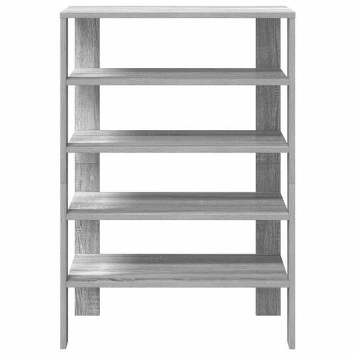 Skoreol 61x32x87,5 cm konstrueret træ grå sonoma-eg