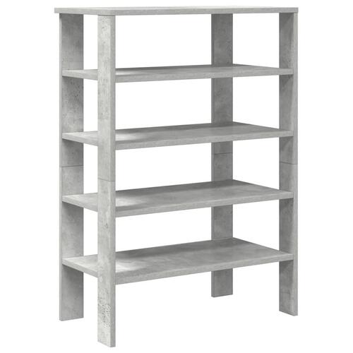 Skoreol 61x32x87,5 cm konstrueret træ betongrå
