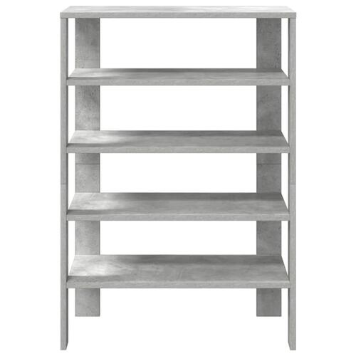 Skoreol 61x32x87,5 cm konstrueret træ betongrå