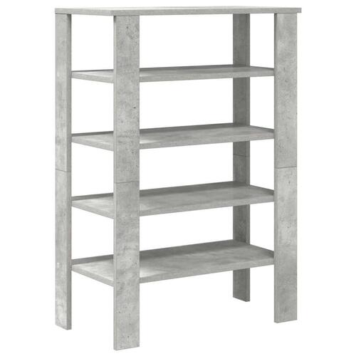 Skoreol 61x32x87,5 cm konstrueret træ betongrå