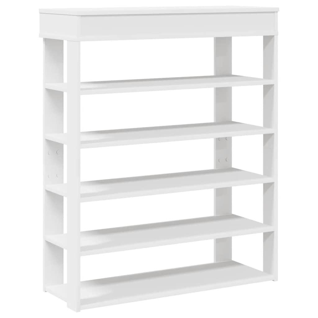 Skoreol 80x30x98 cm konstrueret træ hvid