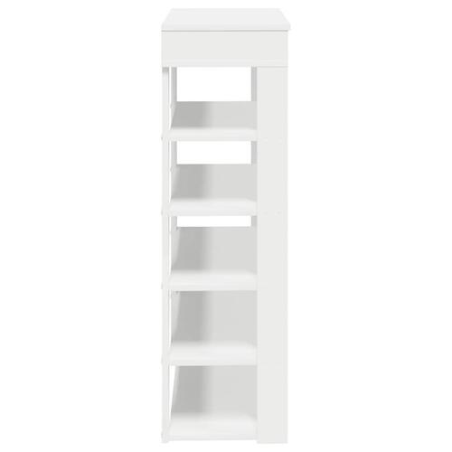 Skoreol 80x30x98 cm konstrueret træ hvid