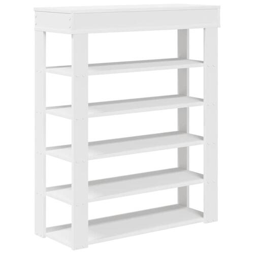 Skoreol 80x30x98 cm konstrueret træ hvid