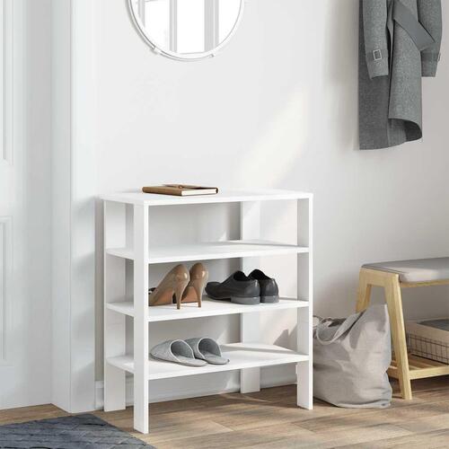 Skoreol 61x32x70 cm konstrueret træ hvid