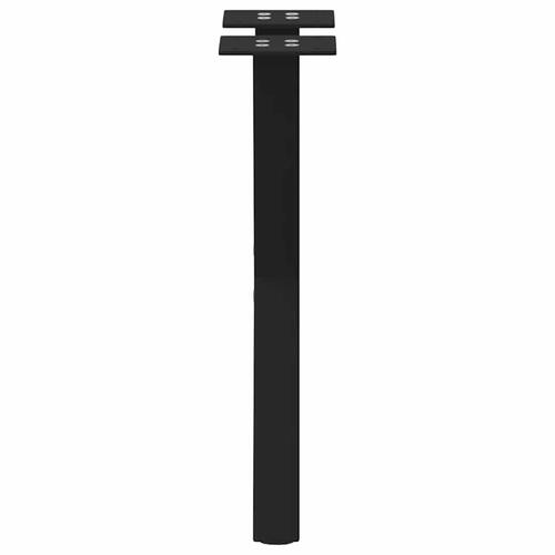 Sofabordben X-formet 2 stk 38x(42-43) cm stål sort