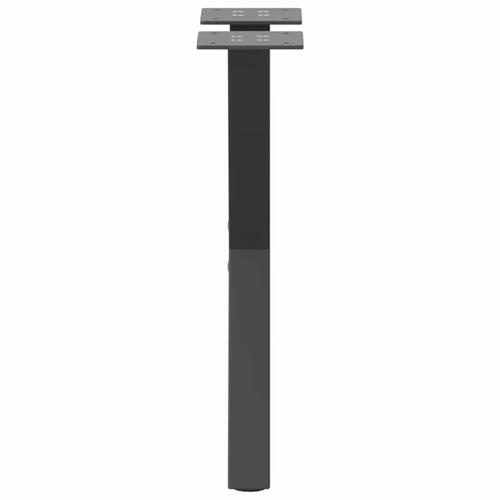 Sofabordben X-formet 2 stk 28x(42-43) cm stål antracitgrå
