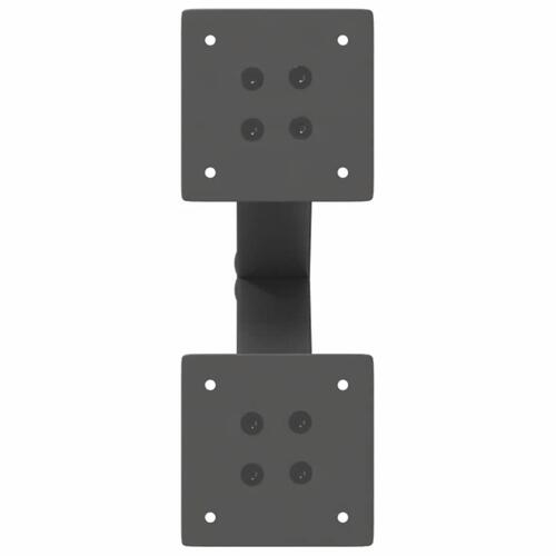 Sofabordben X-formet 2 stk 28x(42-43) cm stål antracitgrå