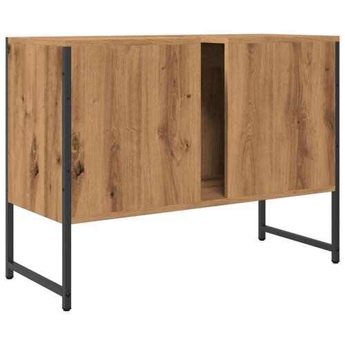 Underskab til badeværelse 80x33x60 cm konstrueret træ kunsteg