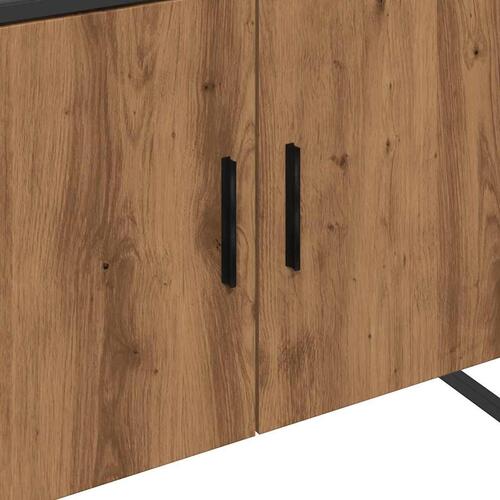 Underskab til badeværelse 80x33x60 cm konstrueret træ kunsteg