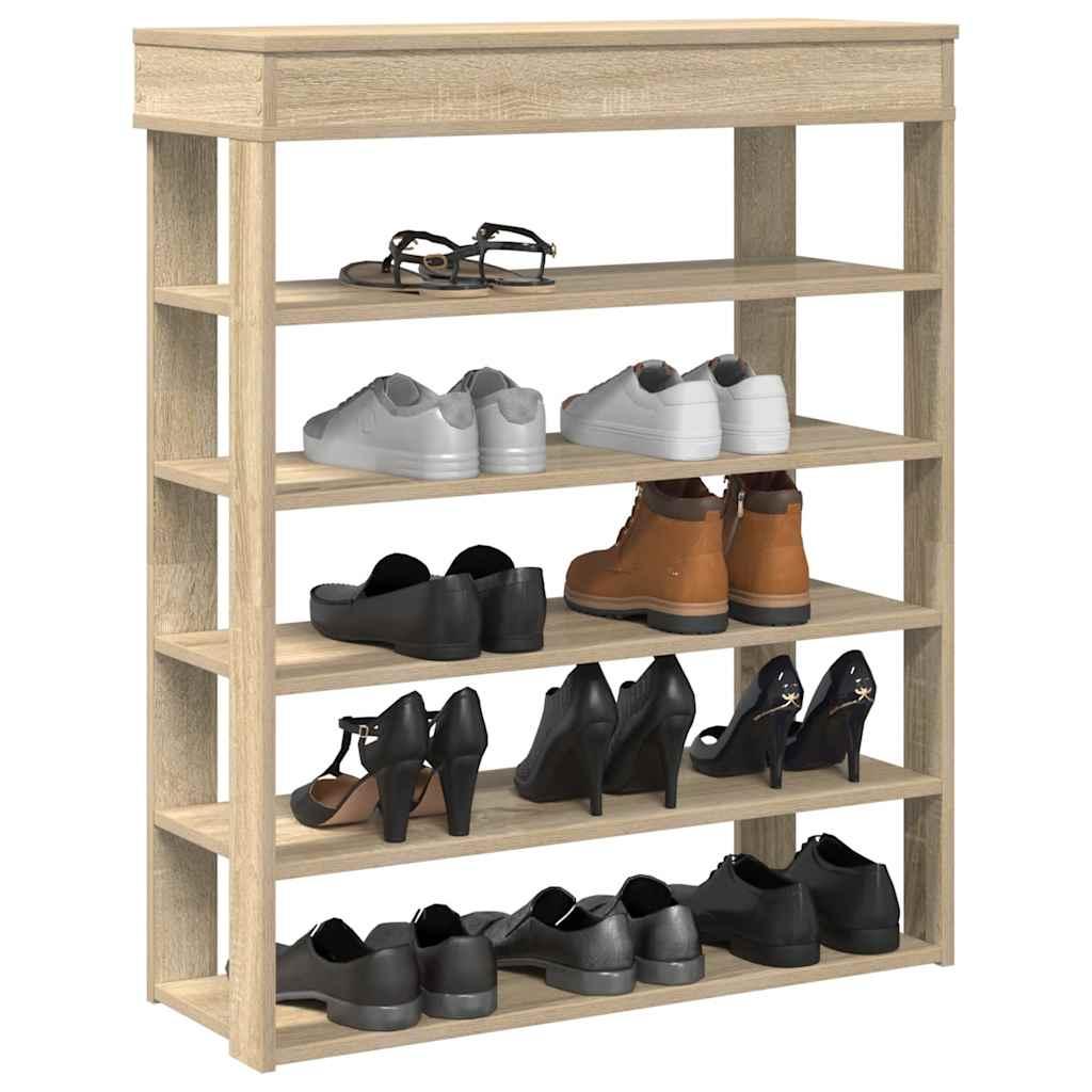 Skoreol 80x30x98 cm konstrueret træ sonoma-eg