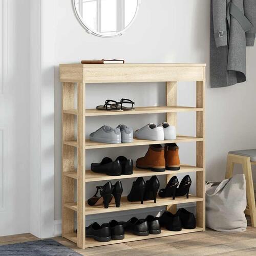 Skoreol 80x30x98 cm konstrueret træ sonoma-eg