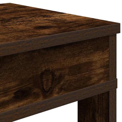 Skoreol 80x30x98 cm konstrueret træ røget egetræsfarve