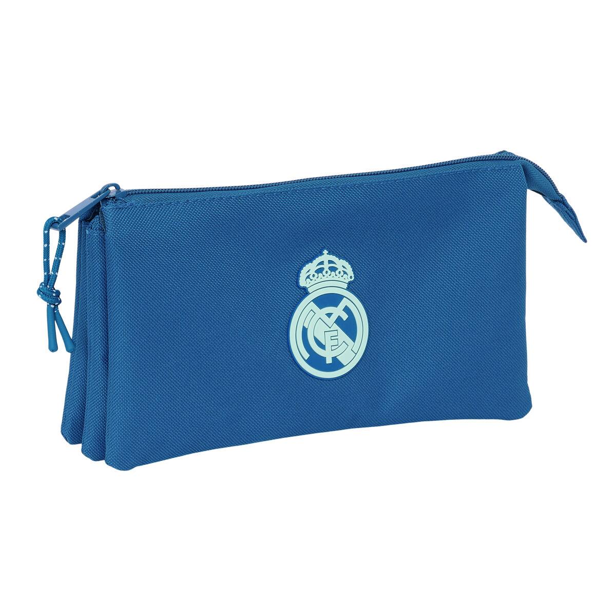 Skoletaske Real Madrid C.F. Blå 22 x 12 x 3 cm