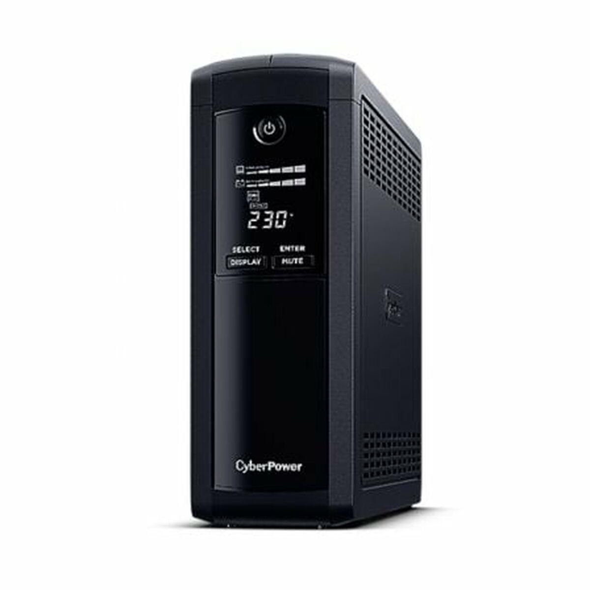 CyberPower VP1200ELCD-DE interaktiv UPS 1200 VA (sort) billede