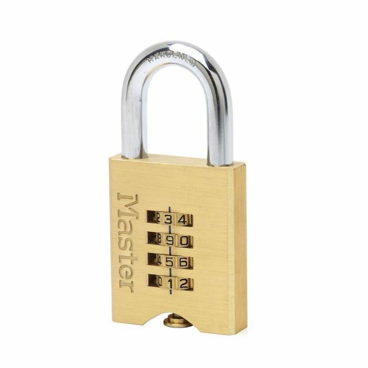 Master Lock 651EURD kombinationshængelås - kobber, gylden