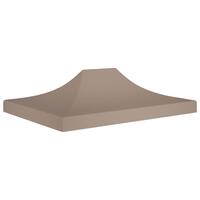 Tag til festtelt 4x3 m 270 g/m² gråbrun