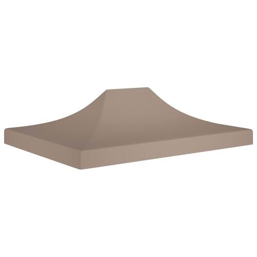Tag til festtelt 4x3 m 270 g/m² gråbrun
