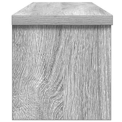 Køkkenstativ kan stables 60x15x16 cm grå sonoma-eg