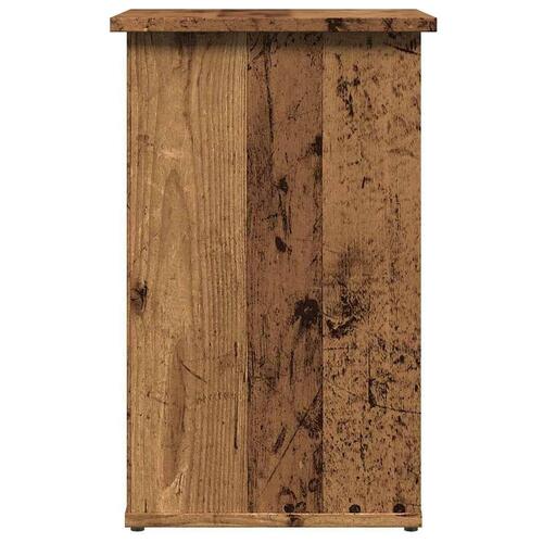 Skænk 35x35x55 cm konstrueret træ antikt træ