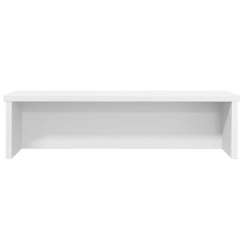 Køkkenstativ kan stables 60x15x16 cm konstrueret træ hvid