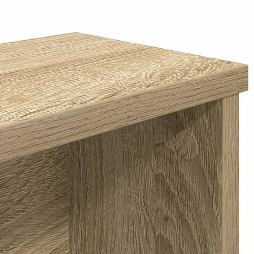 Køkkenstativ kan stables 60x15x16 cm konstrueret træ sonoma-eg
