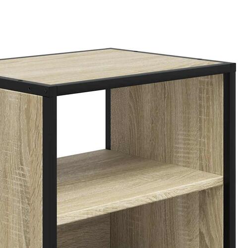 Væghængt sengebord 40x31x39,5 cm sonoma-eg
