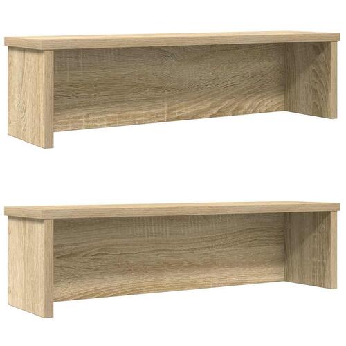 Køkkenreoler kan stables 2 stk. 60x15x16 cm sonoma-eg