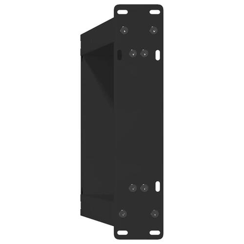 Sofabordben U-formet 2 stk. 28x(42-43) cm stål sort