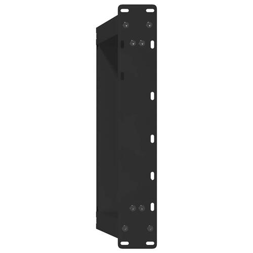 Sofabordben U-formet 2 stk. 60x(42-43) cm stål sort