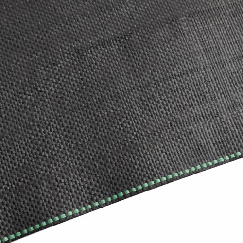 Ukrudtsdug 0,5 × 100 m - sort PP, 150 g/m²