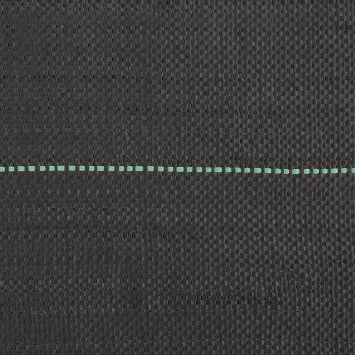 Ukrudtsdug 0,5 × 100 m - sort PP, 150 g/m²