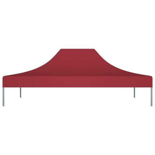 Tag til festtelt 4,5x3 m 270 g/m² bordeauxfarvet