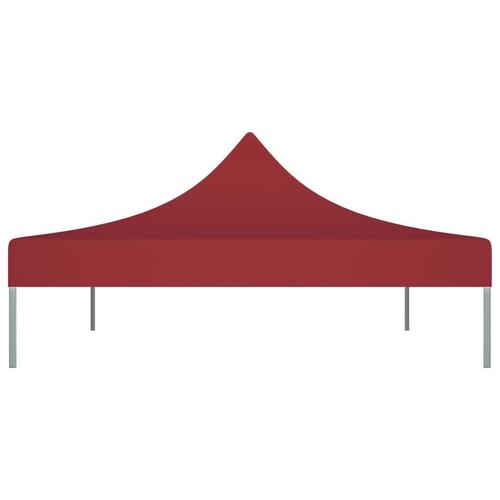 Tag til festtelt 4,5x3 m 270 g/m² bordeauxfarvet