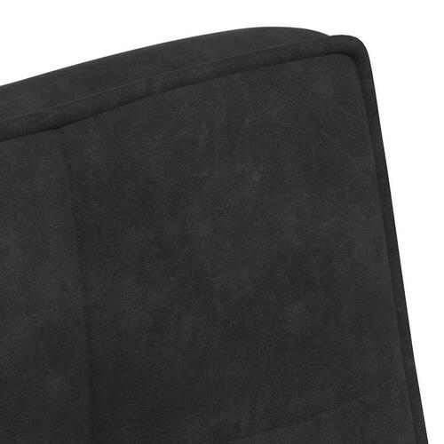 Bænk 110x74x84 cm velour sort