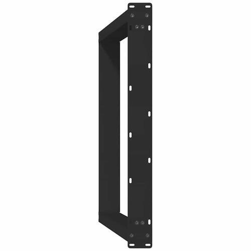 Spisebordsben U-formet 2 stk sort 80x(72-73) cm stål