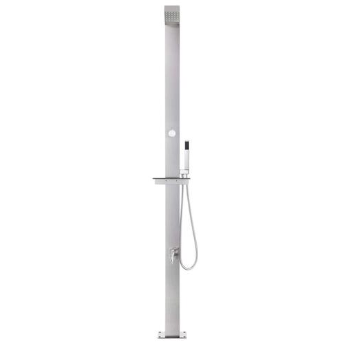 Havebruser 220 cm rustfrit stål