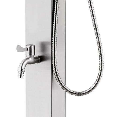 Havebruser 220 cm rustfrit stål