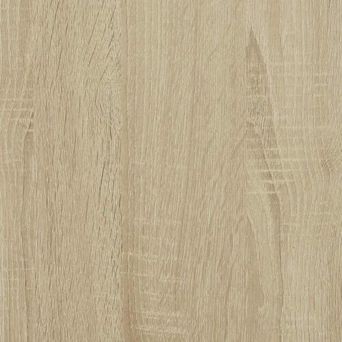 Væghængte sengeborde 2 stk. 40x31x39,5 cm sonoma-eg