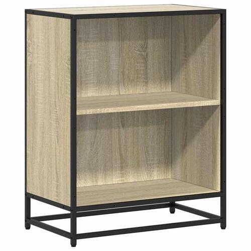 Bogreol 60x35x76 cm konstrueret træ sonoma-eg