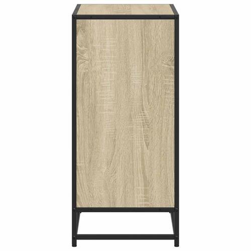 Bogreol 60x35x76 cm konstrueret træ sonoma-eg