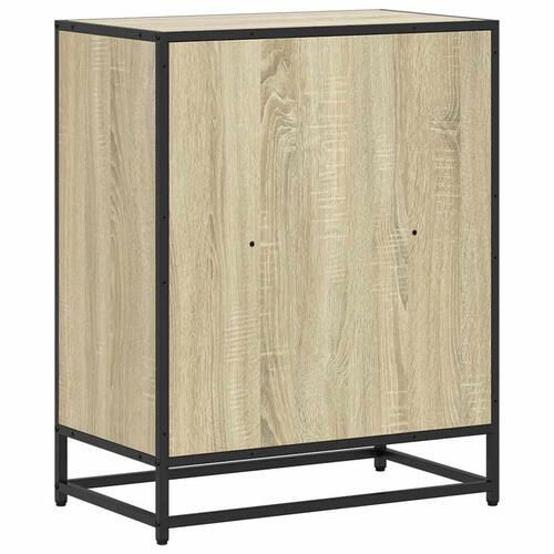 Bogreol 60x35x76 cm konstrueret træ sonoma-eg