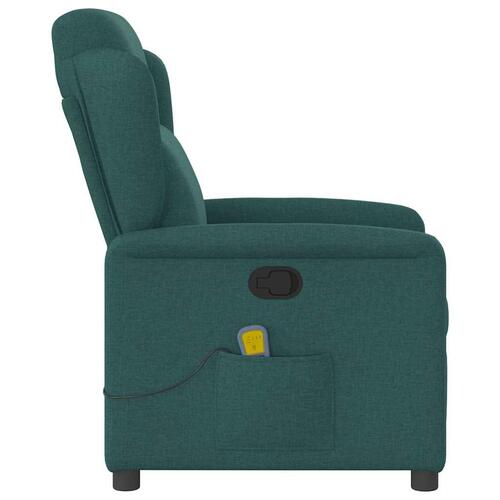 Massagestol stof mørkegrøn