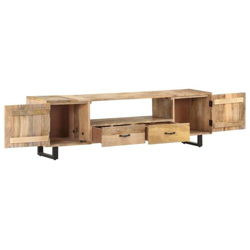Tv-skab 160x30x45 cm massivt mangotræ