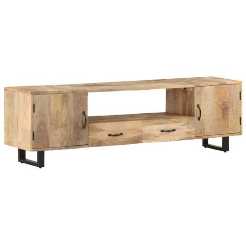 Tv-skab 160x30x45 cm massivt mangotræ